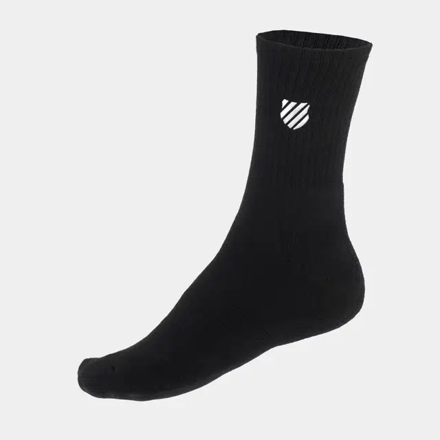 HYPERCOURT SOCKS 2-PACK - 9-11 - BLACK