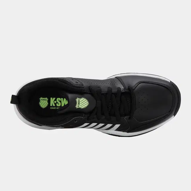 COURT EXPRESS 2 - 6 - Black/White/Soft Neon Green