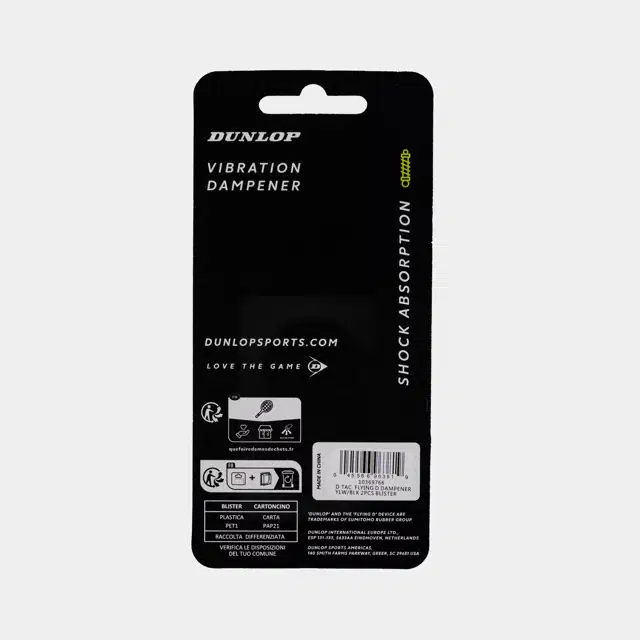 FLYING D DAMPENER YLW/BLK 2PCS BLISTER -