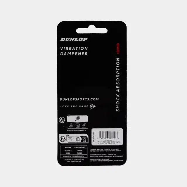 FLYING D DAMPENER RED/BLK 2PCS BLISTER -