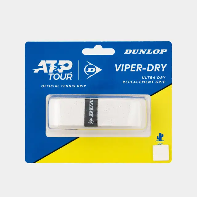 ATP VIPER-DRY REP GRIP WHT 1PC BLISTER -