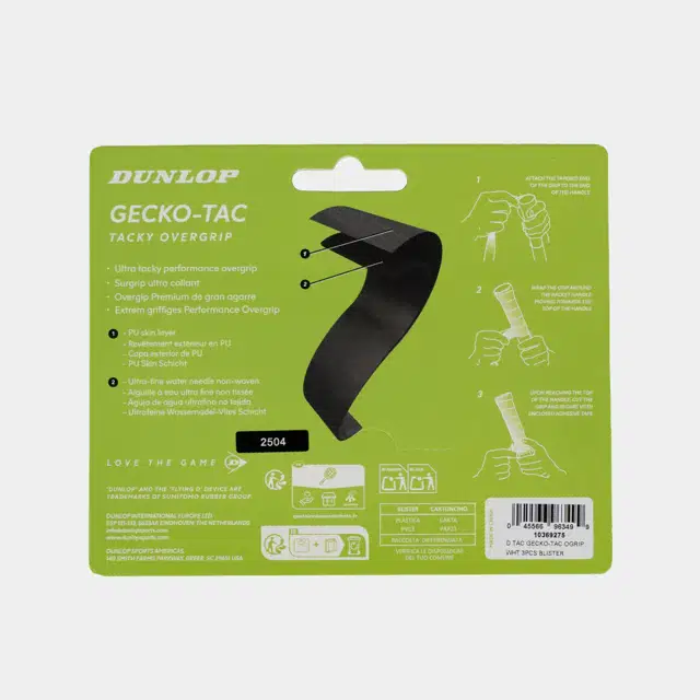 GECKO-TAC OGRIP WHT 3PCS BLISTER - 2 GECKO-TAC OGRIP WHT 3PCS BLISTER -
