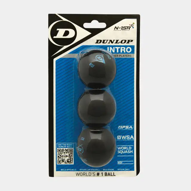Intro Squash Ball 3Ball Blister - blue dot -